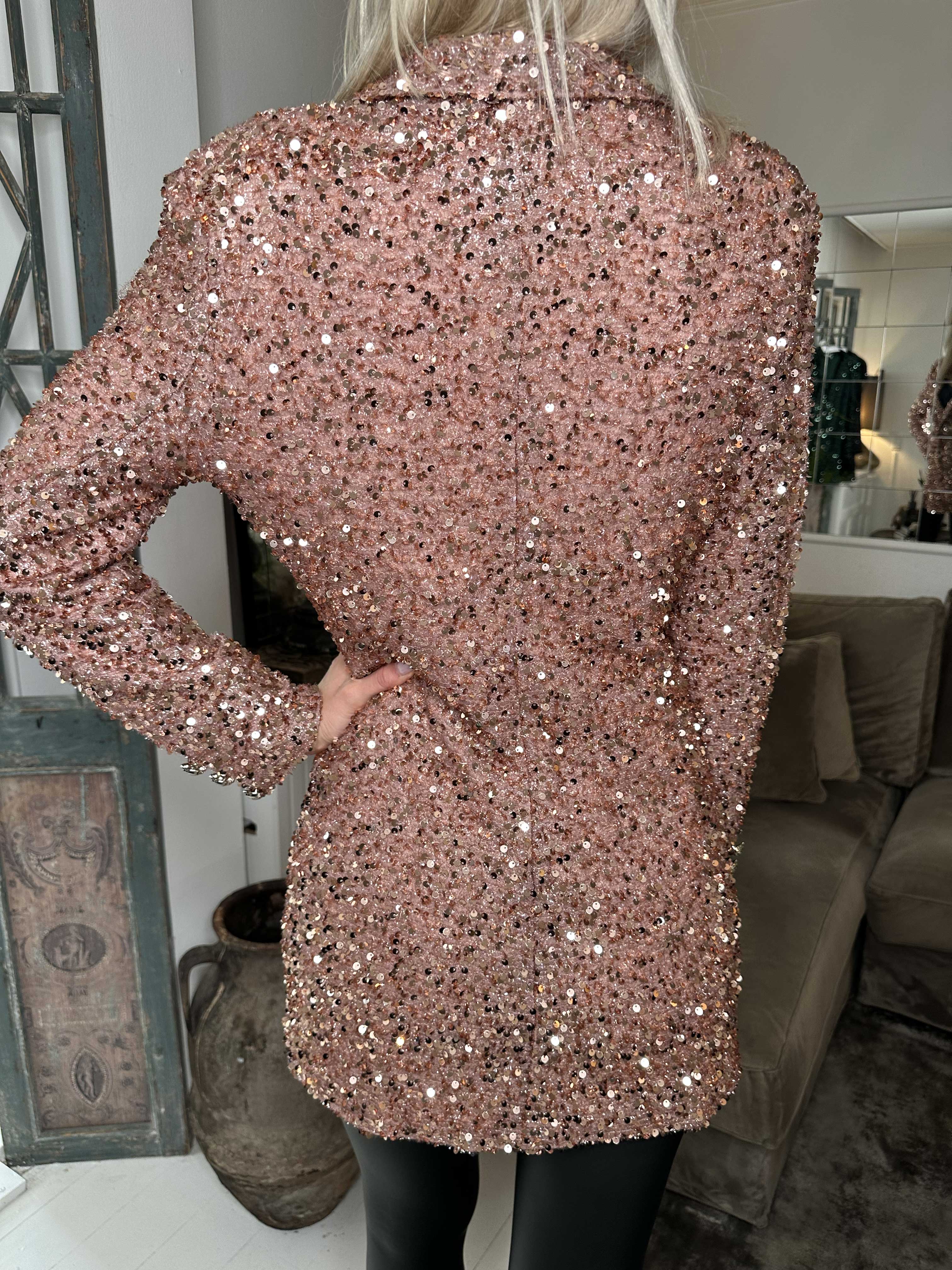 Dimina - Blazer med pailletter og knapper